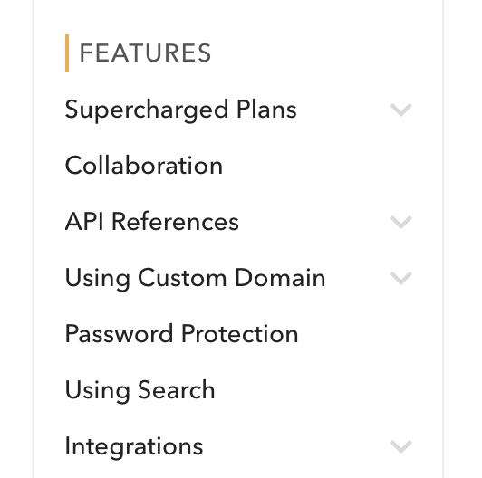 Categories example