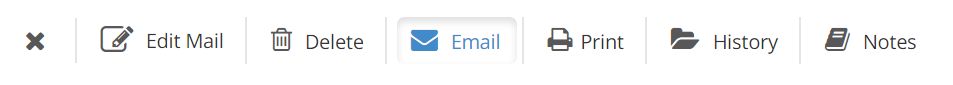 Reading Pane Toolbar in Drafts folder