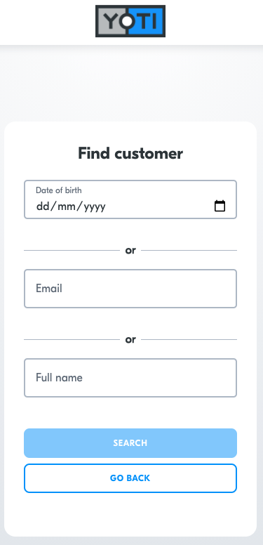 Start collecting &gt; Scan QR &gt; Options &gt; Pre-registered