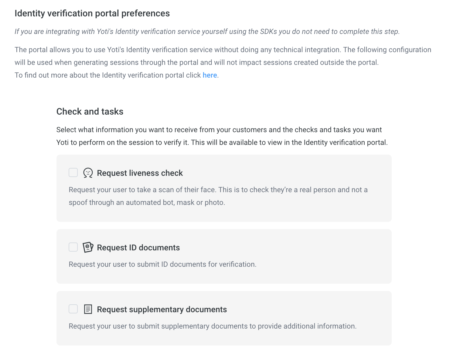 Creating a service > Portal Preferences