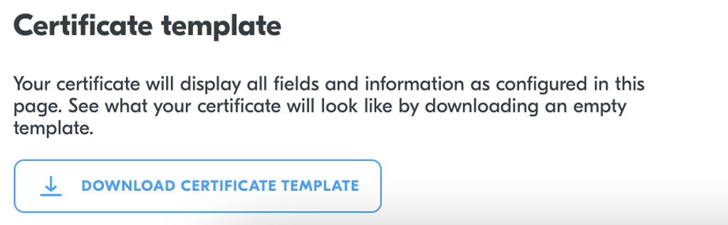 Download certificate.