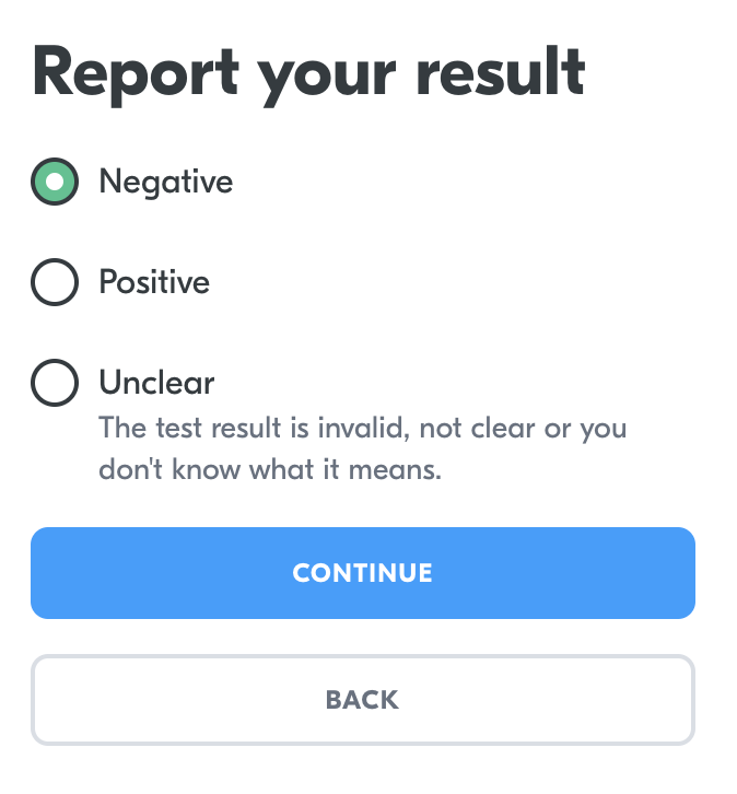 Report on results
