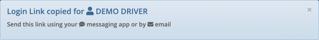 Copy magic driver link notification