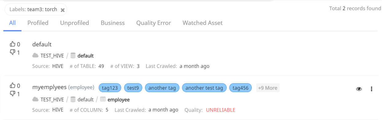 Advanced Search Result
