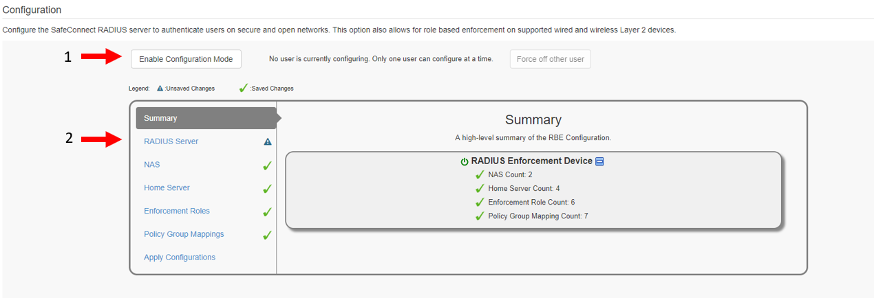 Enable Configuration Mode