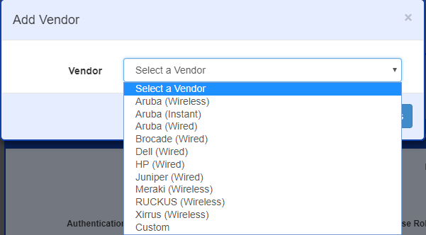 Add Network Vendor